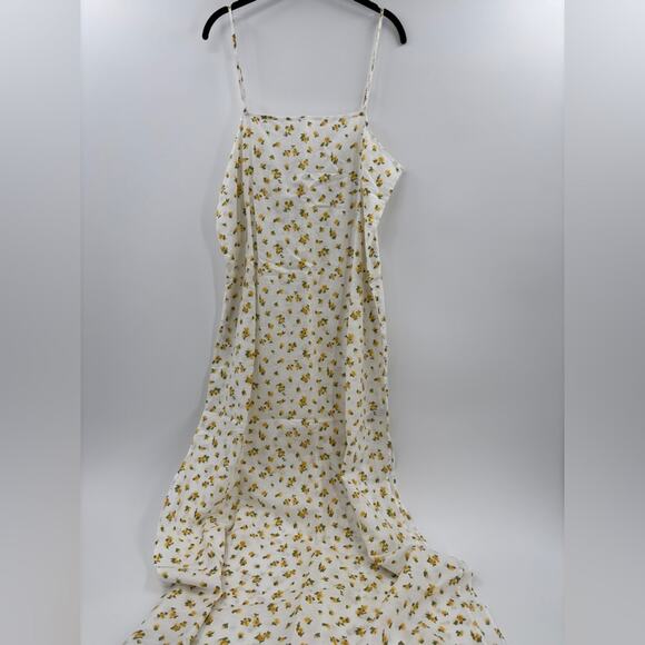 J.Crew Linen-cotton blend tie-back midi dress - Picture 7 of 8